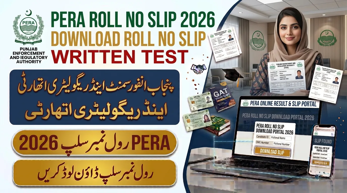 PERA Sergeant Roll No Slip 2026